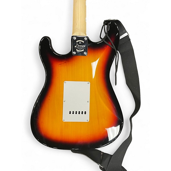 Used Donner STANDARD STRAT 2 Color Sunburst Solid Body Electric Guitar