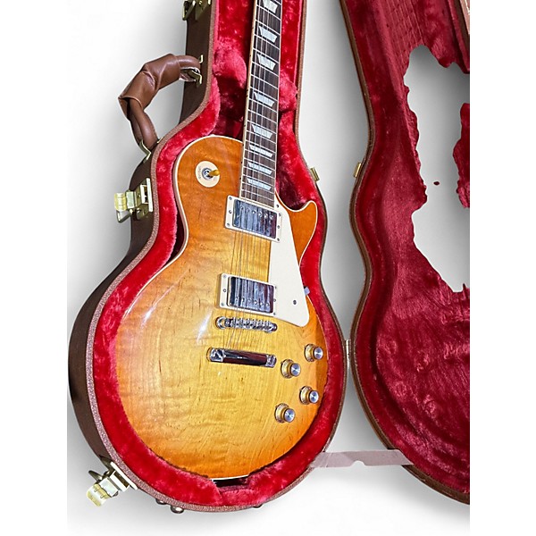 Used Gibson Les Paul Standard 1960S Neck UNBURST Solid Body Electric Guitar