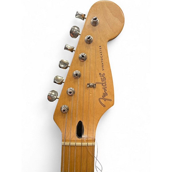 Used Fender Stratocaster Tex-Mex 2 Tone Sunburst Solid Body Electric Guitar