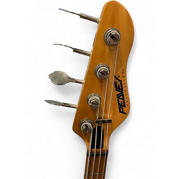 Vintage 1980s Peavey FOUNDATION RED Electric Bass Guitar