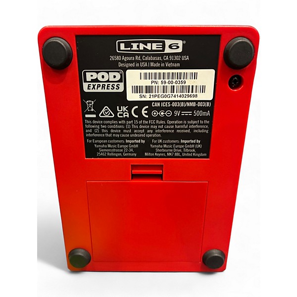 Used Line 6 Pocket Pod Express Amp Modeler Effect Processor