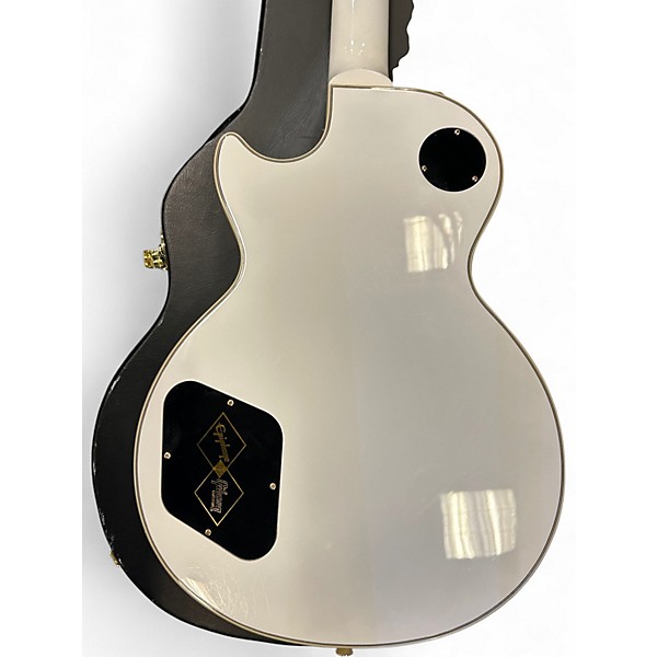 Used Epiphone INSPIRED BY GIBSON LES PAUL CUSTOM Alpine White Solid Body Electric Guitar