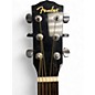 Used Fender CD60 Dreadnought Black Acoustic Guitar