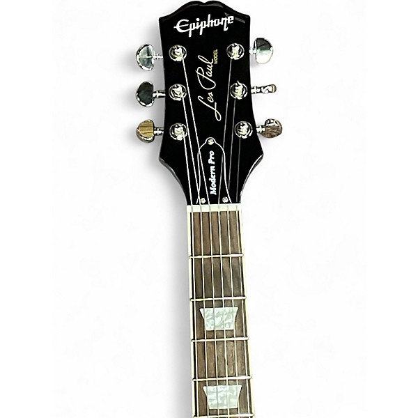 Used Epiphone LES PAUL MODERN PRO PACIFIC BLUE Solid Body Electric Guitar