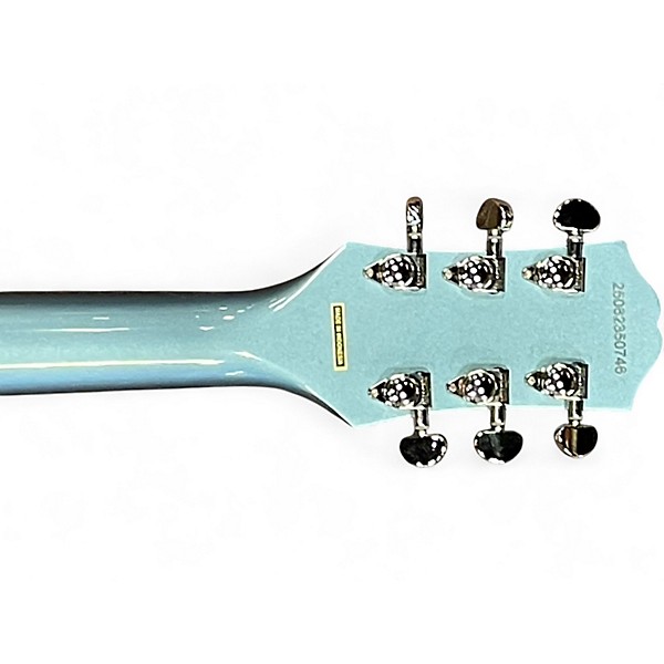 Used Epiphone LES PAUL MODERN PRO PACIFIC BLUE Solid Body Electric Guitar