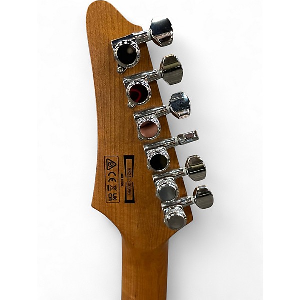 Used Ibanez AZ24SF1F Trans Black Solid Body Electric Guitar