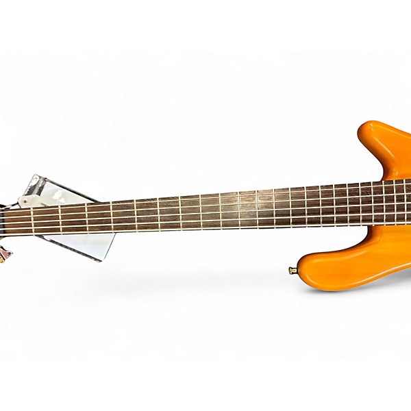 Used Warwick ROCK BASS STREAMER Amber Electric Bass Guitar