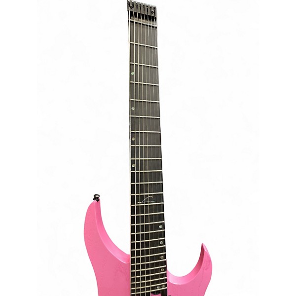 Used 2022 Legator G8FP Shocking Pink Solid Body Electric Guitar