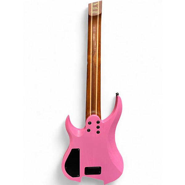 Used 2022 Legator G8FP Shocking Pink Solid Body Electric Guitar