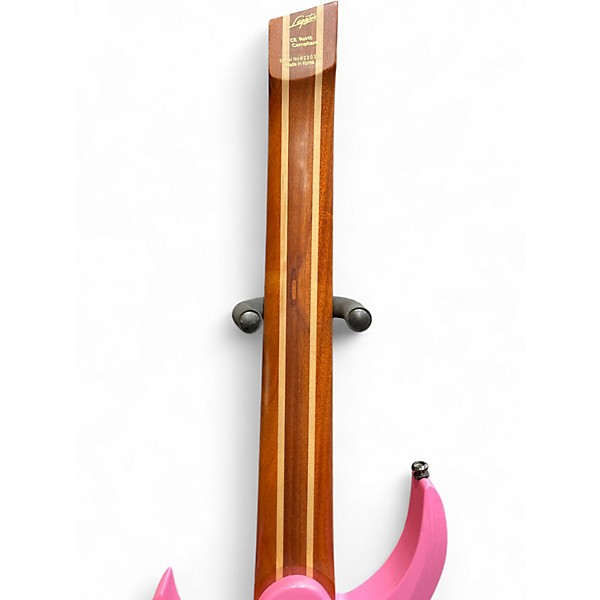 Used 2022 Legator G8FP Shocking Pink Solid Body Electric Guitar