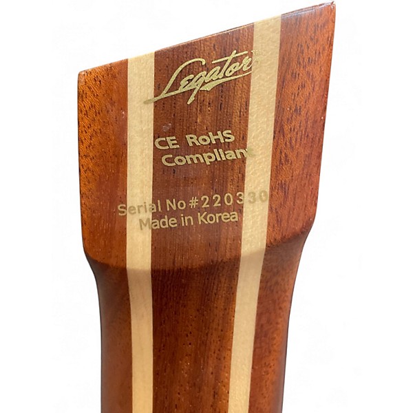 Used 2022 Legator G8FP Shocking Pink Solid Body Electric Guitar