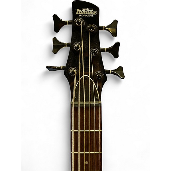 Used Ibanez GSR206 6 String Flat Walnut Electric Bass Guitar