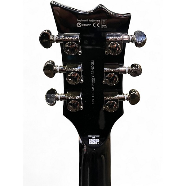 Used ESP LTD EC401FM Quilted Purple Solid Body Electric Guitar