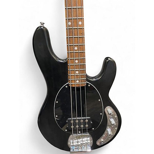 Used Sterling by Music Man Stingray RAY4 Black Electric Bass Guitar