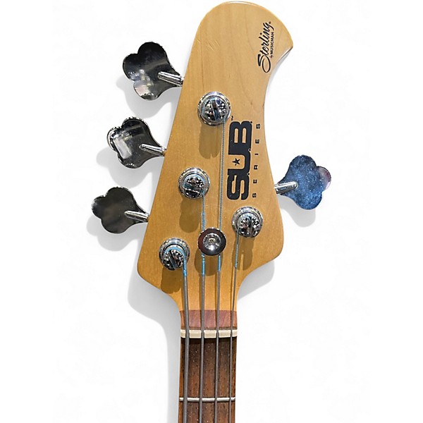 Used Sterling by Music Man Stingray RAY4 Black Electric Bass Guitar