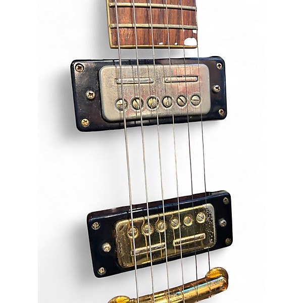 Vintage 1970s Black Jack SEMI HOLLOW Midnight Wine Hollow Body Electric Guitar