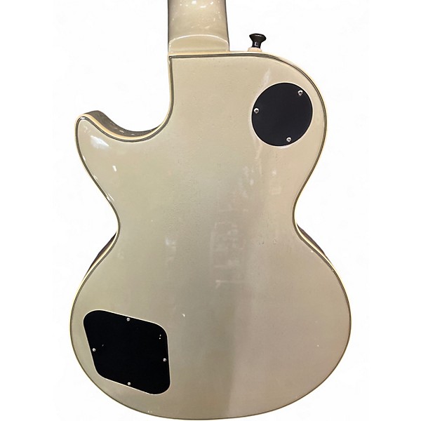 Used Epiphone Les Paul Custom Pro TV Silver Solid Body Electric Guitar