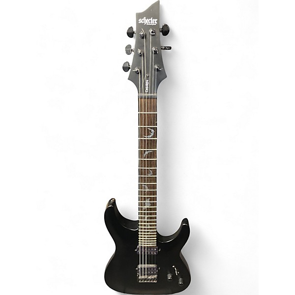 Used Schecter Guitar Research DIAMOD SERIES DAMIEN EDITION Black Solid Body Electric Guitar