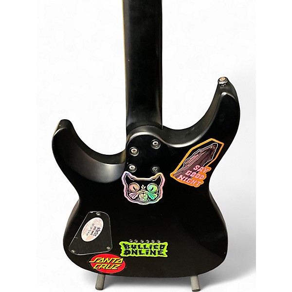 Used Schecter Guitar Research DIAMOD SERIES DAMIEN EDITION Black Solid Body Electric Guitar