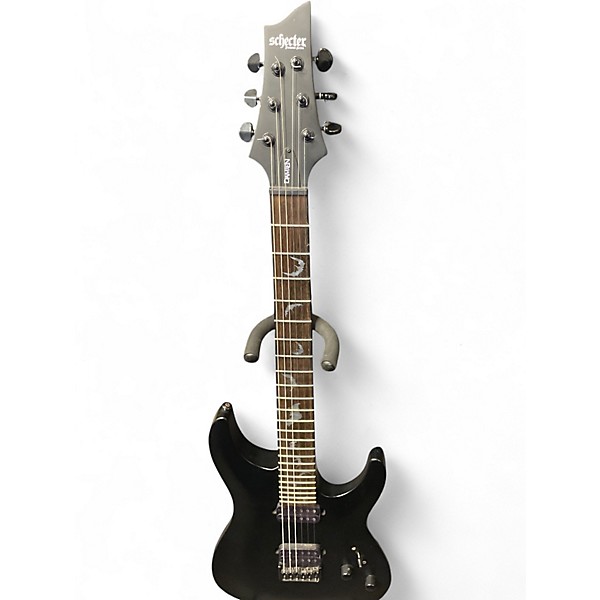 Used Schecter Guitar Research DIAMOD SERIES DAMIEN EDITION Black Solid Body Electric Guitar