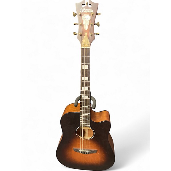 Used D’angelico DAPDAGEDGCODE Premier Lafayette Brown Acoustic Electric Guitar
