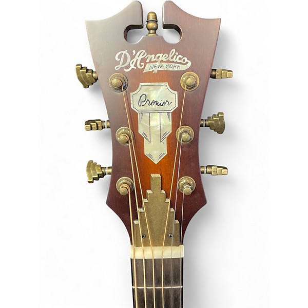 Used D’angelico DAPDAGEDGCODE Premier Lafayette Brown Acoustic Electric Guitar
