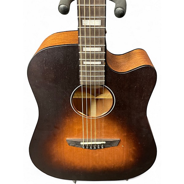 Used D’angelico DAPDAGEDGCODE Premier Lafayette Brown Acoustic Electric Guitar