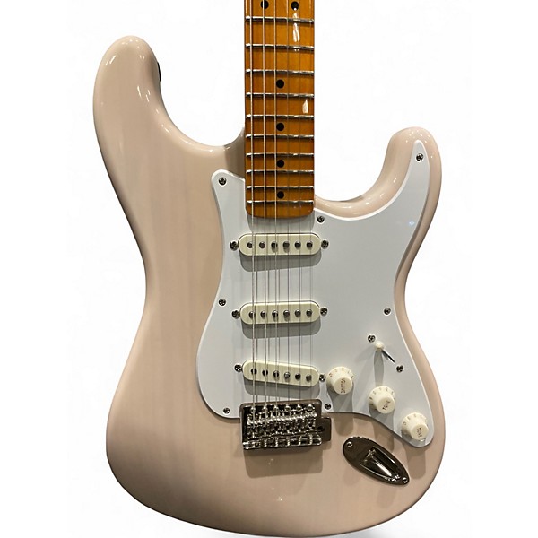 Used Squier Classic Vibe 1950S Stratocaster Trans Blonde Solid Body Electric Guitar