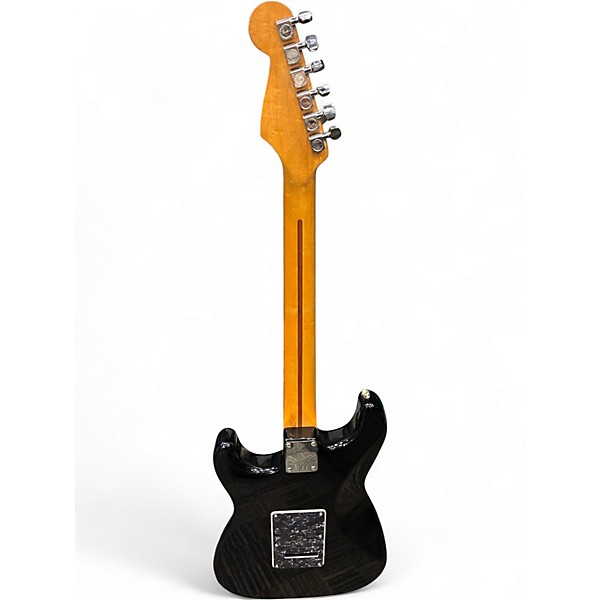 Used 1996 Fender Standard Stratocaster BLACK Solid Body Electric Guitar