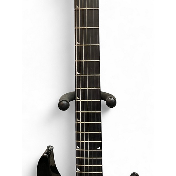 Used Jackson JS22-7 Dinky 7 String Black and Gold Solid Body Electric Guitar