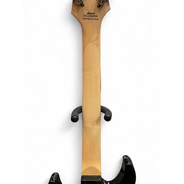 Used Jackson JS22-7 Dinky 7 String Black and Gold Solid Body Electric Guitar