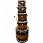 Used PDP by DW 5 Piece PLATINUM MAPLE Tobacco Burst Drum Kit