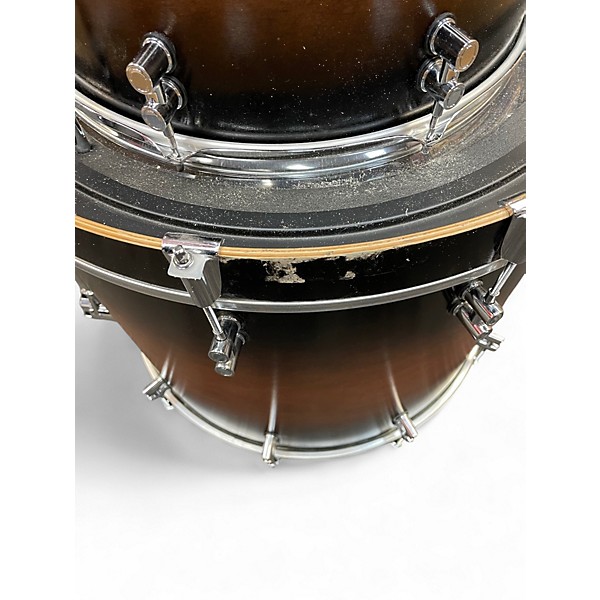 Used PDP by DW 5 Piece PLATINUM MAPLE Tobacco Burst Drum Kit