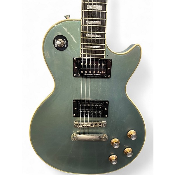 Used Epiphone Les Paul Custom Pro Inverness Green Solid Body Electric Guitar