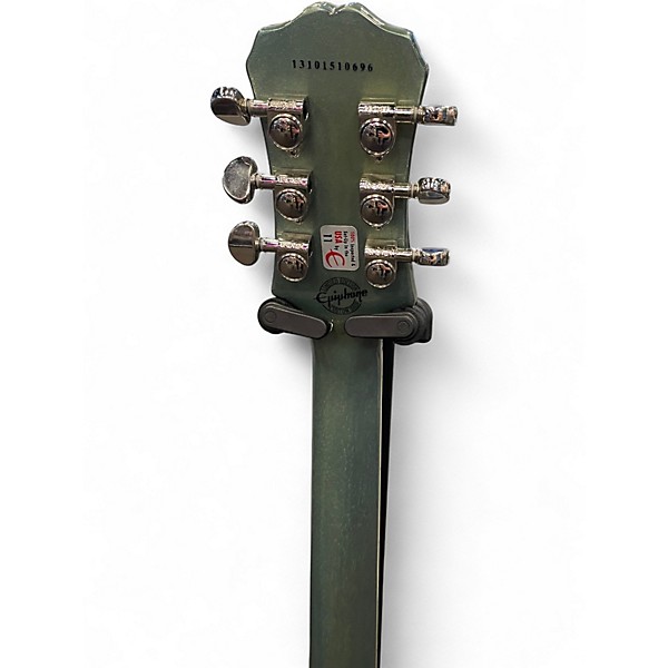 Used Epiphone Les Paul Custom Pro Inverness Green Solid Body Electric Guitar