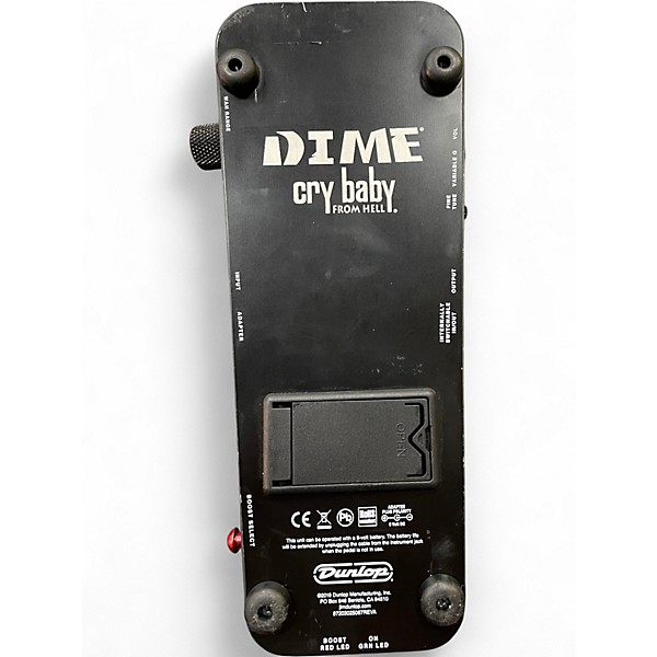 Used Dunlop Dime Crybaby From Hell Effect Pedal