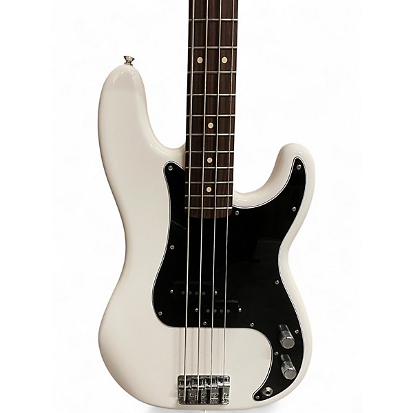 Used Fender Player Precision Bass Alpine White Electric Bass Guitar