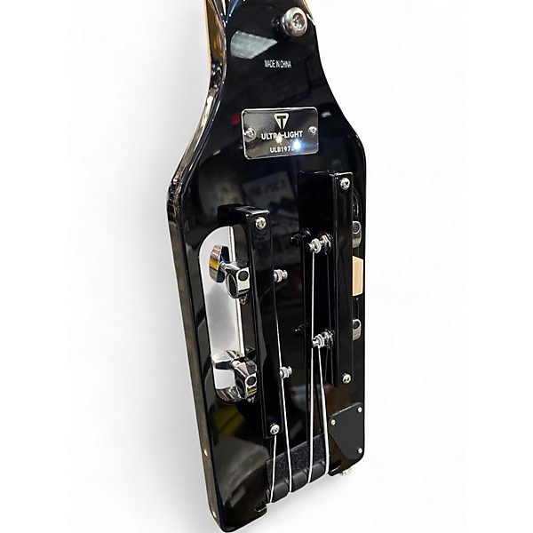 Used Traveler Guitar Ultra-Light Electric Travel Bass Black Electric Bass Guitar