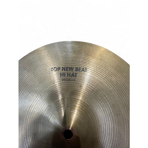 Used Zildjian 14in New Beat Hi Hat Top Cymbal