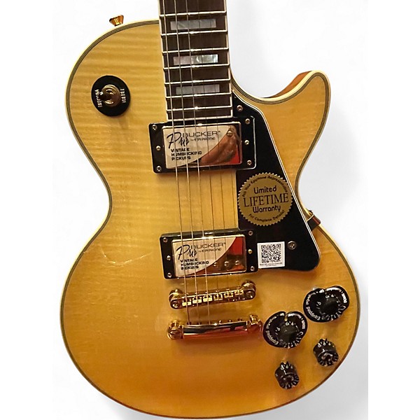 Used Epiphone LES PAUL 100 Natural Solid Body Electric Guitar