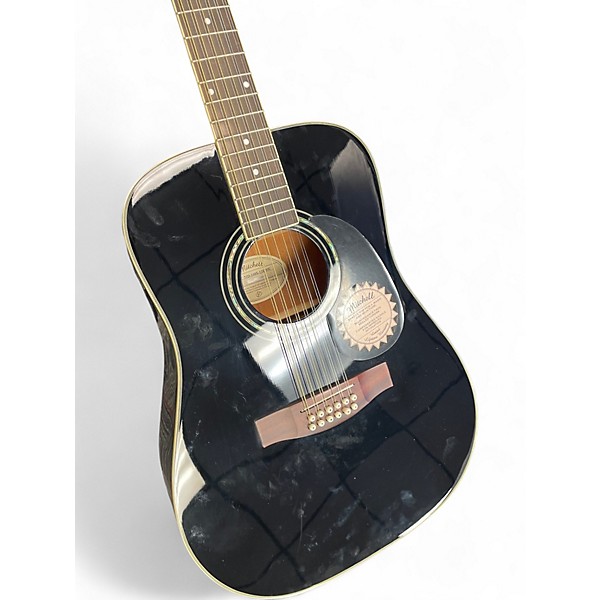 Used Mitchell MD100S12E Black 12 String Acoustic Electric Guitar