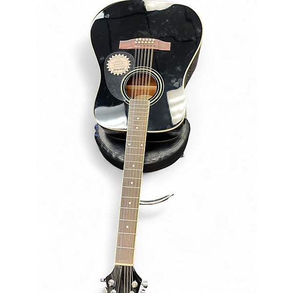 Used Mitchell MD100S12E Black 12 String Acoustic Electric Guitar