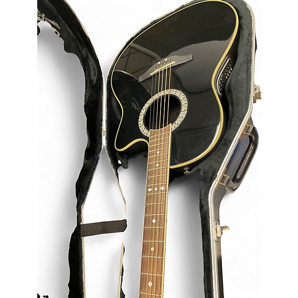 Used Ovation GC057M-5 Celebrity Black Acoustic Electric Guitar