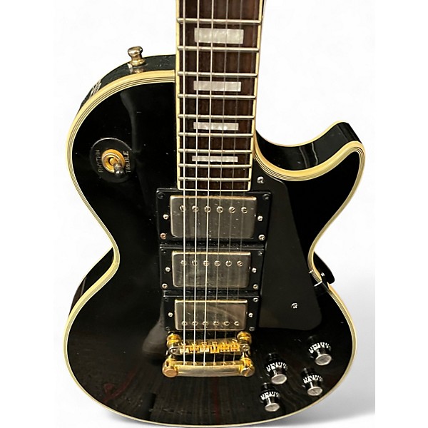 Used Epiphone Les Paul Black Beauty 3 Black Solid Body Electric Guitar