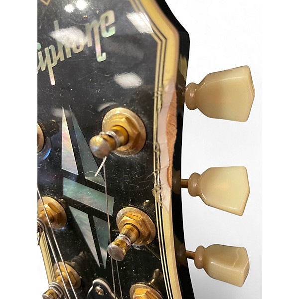 Used Epiphone Les Paul Black Beauty 3 Black Solid Body Electric Guitar