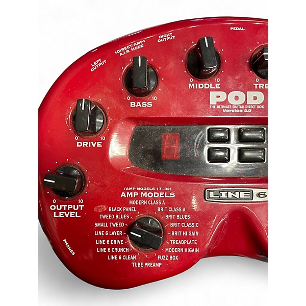 Used Line 6 Pod 2.0 Amp Modeler Effect Processor