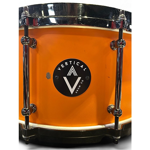 Used Vertical Drum Co 14X6.5 BRASS Orange Drum