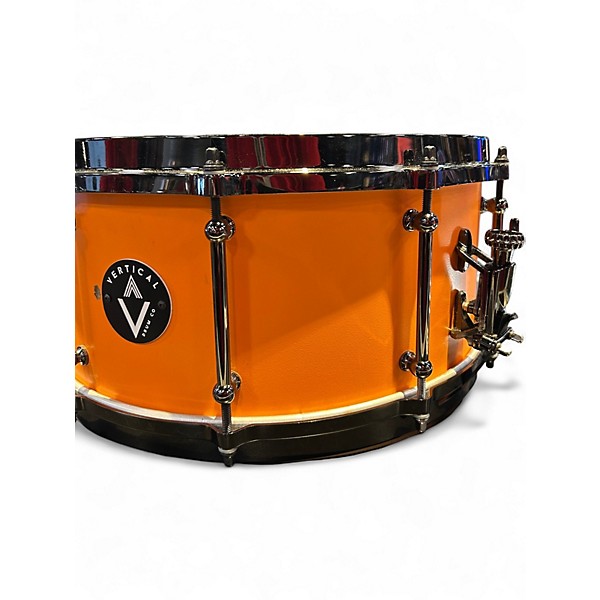 Used Vertical Drum Co 14X6.5 BRASS Orange Drum