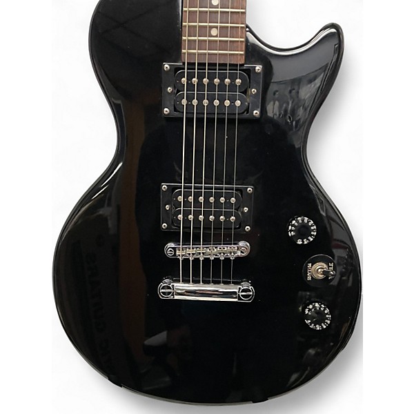 Used 2000s Epiphone Les Paul Special Black Solid Body Electric Guitar