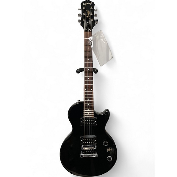 Used 2000s Epiphone Les Paul Special Black Solid Body Electric Guitar